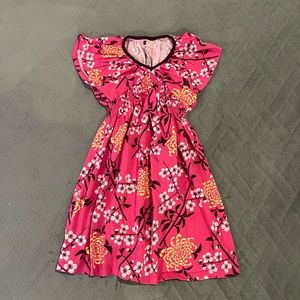 Tea Collection Girls Chrysanthemum flower dress size 7